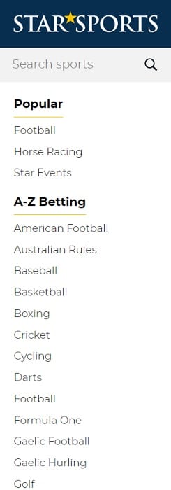Star Sports Betting