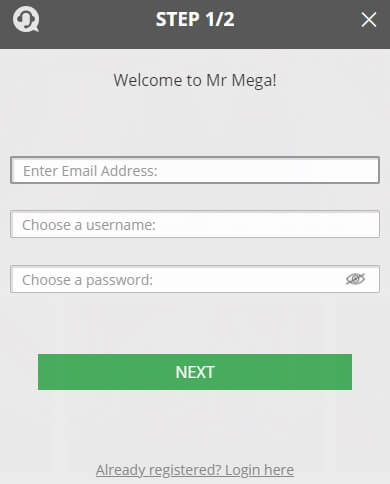 mr mega registration