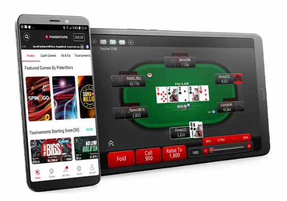 Pokerstars mobile app